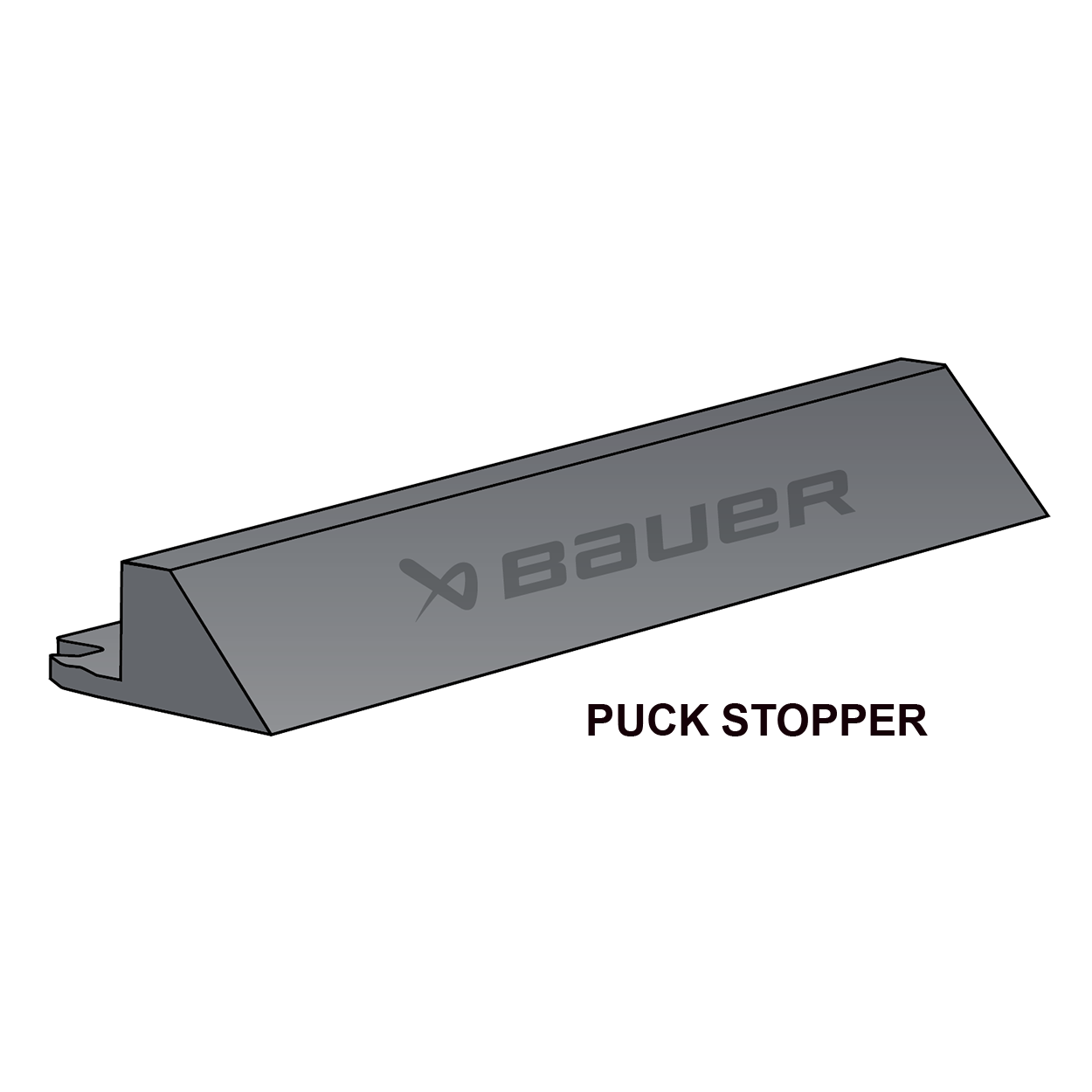 BAUER SYNTHETIC ICE TILE SINGLE SIDE EDGE PUCKSTOPPER