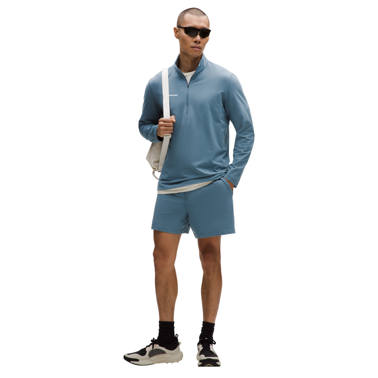 Bauer // lululemon SOFT JERSEY 1/2 ZIP