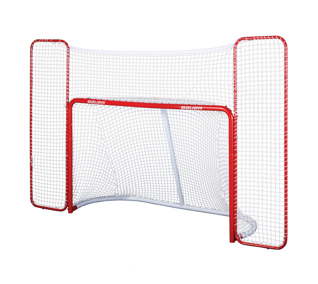 Official Steel Hockey Goal with Backstop | BAUER Canada