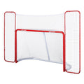 BAUER OFFICIAL PERFORMANCE STEEL HOCKEY GOAL WITH BACKSTOP