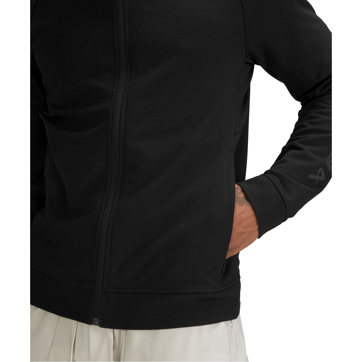Lululemon black 2025 zip up jacket
